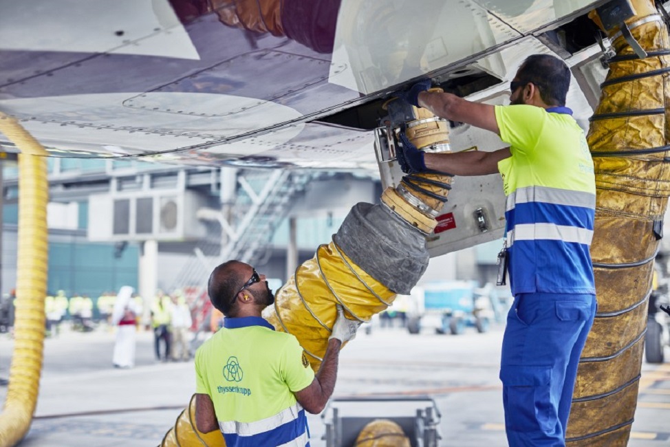 thyssenkrupp Airport Solutions erhält am Hamad International Airport in Doha den größten Wartungsvertrag seiner Geschichte